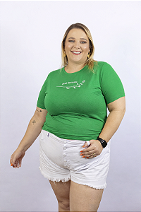 T-SHIRT "JUST BREATH" P AO G5 - VERDE