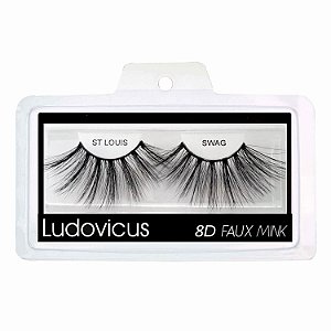 Cílios Postiços Drag 8D #St Louis Swag Faux Mink Ludovicus