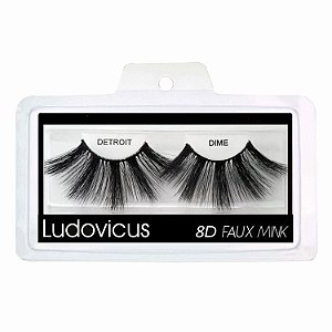 Cílios Postiços Drag 8D #Detroit Dime Faux Mink Ludovicus