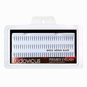 Cílios Fio A Fio Ludovicus Single Medium 10mm (Origem: Indonésia)