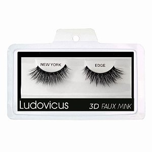 Cílios Postiços Ludovicus 3D Faux Mink #New York Edge (Origem: Indonésia)