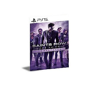 Saints Row The Third Remastered Ps5 Psn Mídia Digital