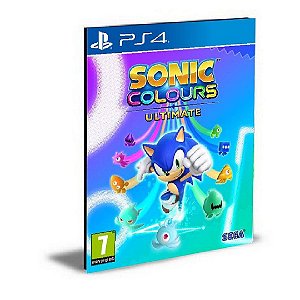 Sonic Colors Ultimate PS4 e PS5 PSN MÍDIA DIGITAL