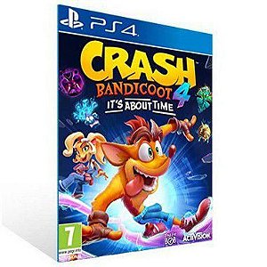 Crash Bandicoot 4 It’s About Time Ps4 e Ps5 Psn  Mídia Digital