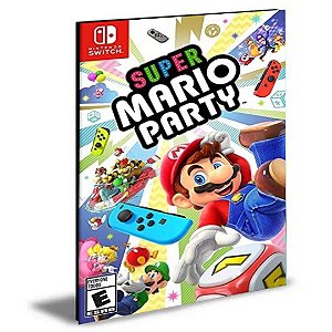 Super Mario Party Nintendo Switch Mídia Digital