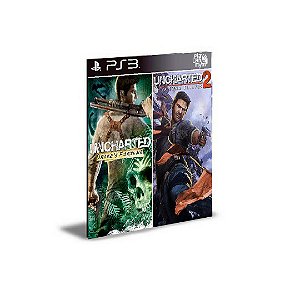 Uncharted 1 E 2 Dual Pack PS3  PSN  MÍDIA DIGITAL