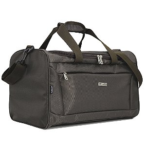 BOLSA DE VIAGEM EM POLIÉSTER DIAMOND - MÉDIA - BV-171 - CAFÉ