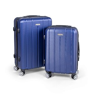 CONJUNTO MALAS DE VIAGEM ABS 20' E 24' - MV-175 & MV-176 - MARINHO