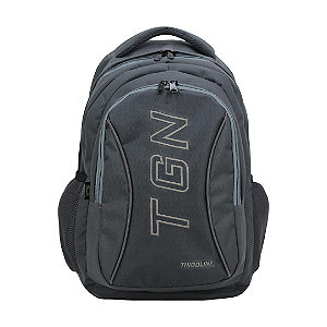MOCHILA BÁSICA TGN EM POLIÉSTER - M-087 - GRAFITE
