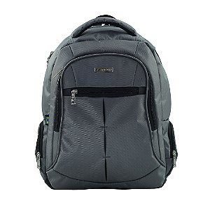 MOCHILA CASUAL P/NOTEBOOK 15" EM POLIÉSTER 1680 PVC - M-100 - GRAFITE