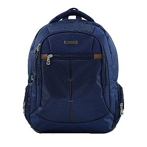 MOCHILA CASUAL P/NOTEBOOK 15" EM POLIÉSTER 1680 PVC - M-100 - MARINHO