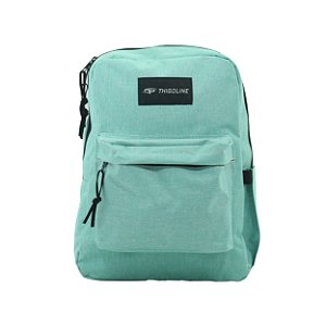 MOCHILA FEMININA BÁSICA EM POLIÉSTER MESCLA - M-133 - VERDE