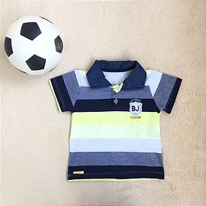 Conjunto Infantil Menino Listrado League BJ