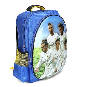 Mochila Infantil 3D Jogadores Real Madrid