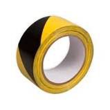 Fita de isolamento zebrado 200m