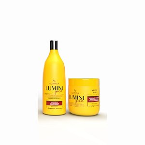 Linha LUMINI GOLD (HOME CARE) 2X500ml - Glammour Professional