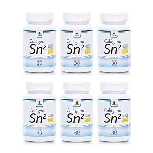 Colágeno Sn2 em Cápsulas - Kit c/ 6 Potes