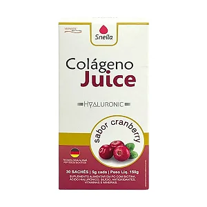 Colágeno Juice Hyaluronic  - Sabor Cranberry