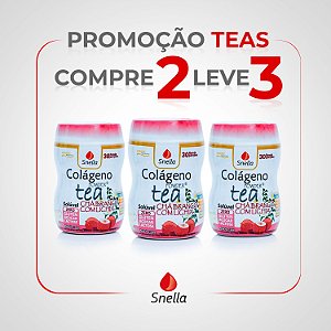 COMPRE 2 LEVE 3 POWDER TEA CHÁ BRANCO COM LICHIA