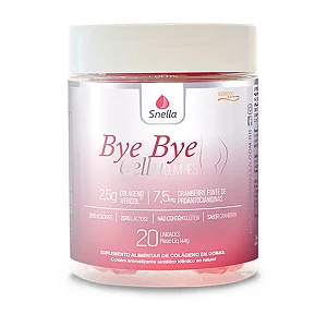Colágeno Verisol em Gomas Bye Bye Cellu  - Sabor Cranberry