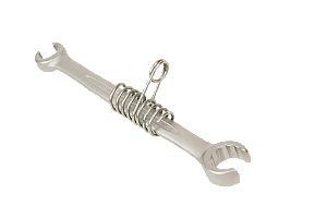 Chave de porcas com mola de segurança