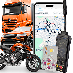 RASTREADOR TP7 PRO + CHIP VIVO + PLATAFORMA COM APP