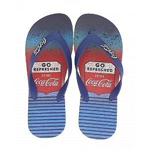 Chinelo Coca-Cola Estampa Berlin