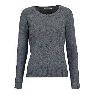 Suéter Facinelli Feminino Básico Gola Redonda