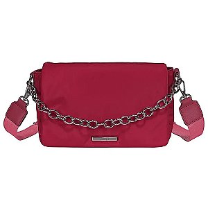 Bolsa Santa Lolla Nylon Beterraba Feminina