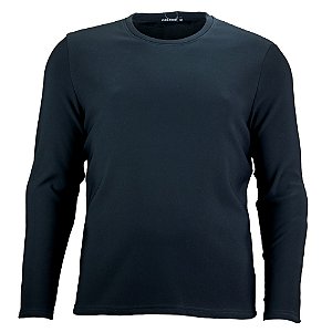 Blusa Delkor Térmica Gola Redonda Masculina Plus Size