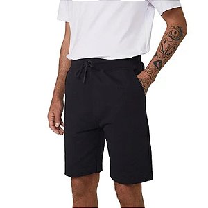 Bermuda Hering Moletom Básica Amarração Masculina