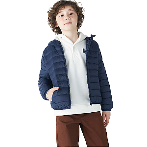 Jaqueta Hering Puffer Com Capuz Infantil Unissex