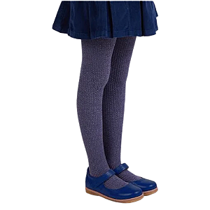 Meia-Calça Lobinha Fio 70 Texturizada Infantil Menina