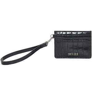 Porta Cartão Santa Lolla Croco Feminino