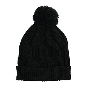 Gorro Ernest Tricot Com Pompom De Lã Para Frio Unissex