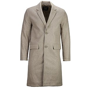 Casaco Broken Rules De Lã Batida Sobretudo Masculino