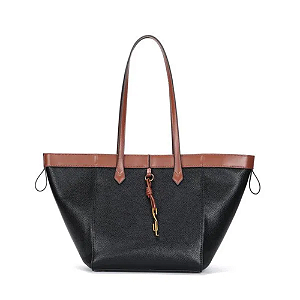 Bolsa Santa Lolla Preta Grande Floater Alça De Ombro Feminina