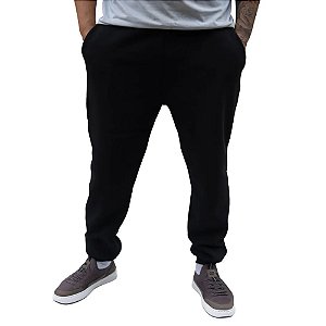 Calça Delkor Moletom Peluciado Plus Size Masculino
