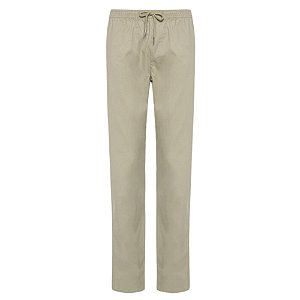Calça Broken Rules Em Sarja Cós Elástico Kaqui Masculina