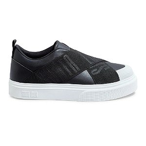 Tênis Santa Lolla Slip On Floater Lux Preto Feminino