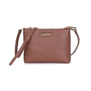 Bolsa Santa Lolla Floater Transversal Marrom Mocha