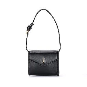 Bolsa Santa Lolla Porta Cartão Soft Preto Alça De Ombro