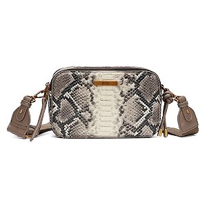 Bolsa Santa Lolla Estampa Cobra Alça Gorgurão Transversal