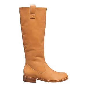 Bota Santa Lolla Montaria Couro Nobre Salto Baixo Feminina