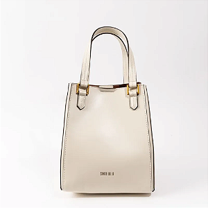 Bolsa Santa Lolla Shopper Soft Alça Ombro Marfim