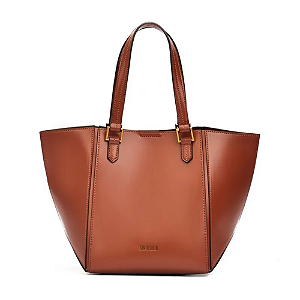 Bolsa Santa Lolla Shopper Soft Alça Ombro Marrom
