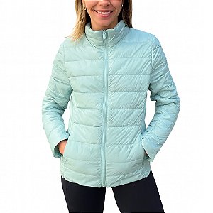 Jaqueta Miose Pluma de Ganso Nylon Puffer Feminina