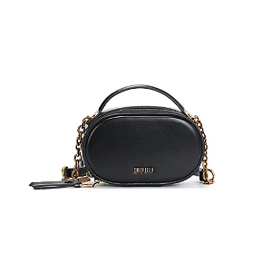 Bolsa Santa Lolla Pequena Soft Alça Dupla Preta