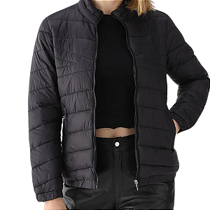 Jaqueta Facinelli Puffer Matelassê Com Zíper Feminina
