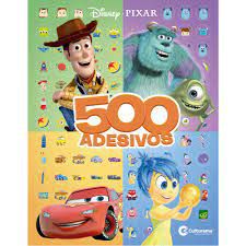 Livro 500 Adesivos Fixar - Disney